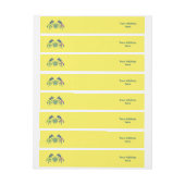 Native American Culture - Sun Dancing Kokopelli 5 Adreslabel Wikkel (Vel)