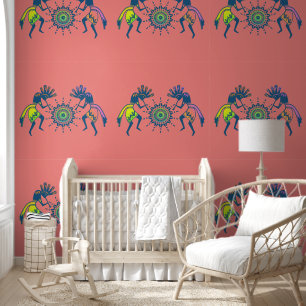 Native American Culture - Sun Dancing Kokopelli 5 Behang