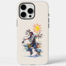 Native American Dancer iPhone hoesje