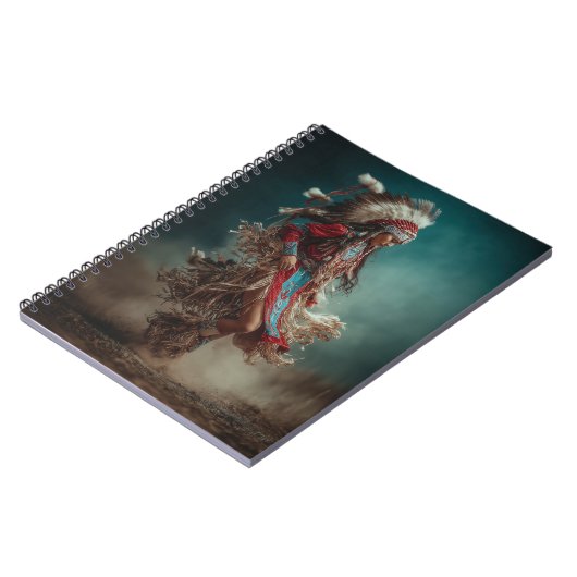Native American Dancer Notebook Notitieboek (Linkerzijde)