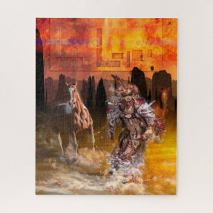 Native American Dancer ROLLING THONDER #1 Legpuzzel