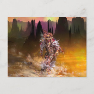 Native American Dancer ROLLING THONDER Briefkaart