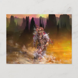 Native American Dancer ROLLING THONDER Briefkaart