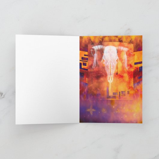 Native American Dancer ROLLING THONDER Kaart (Binnen)