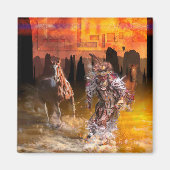 Native American Dancer "ROLLING THUNDER" Magneet (Voorkant)