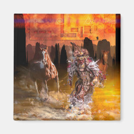 Native American Dancer "ROLLING THUNDER" Magneet