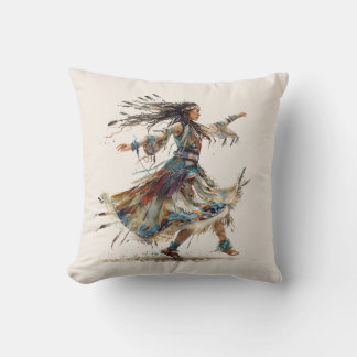 Native American Dancer Sierkussen