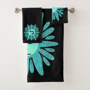 Native American Dancing Kokopelli Bad Handdoek