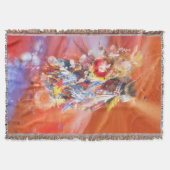 Native American DANCING WOLVES Deken (Voorkant)