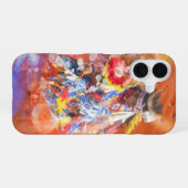 Native American DANCING WOLVES iPhone 16 Hoesje (Achterkant horizontaal)