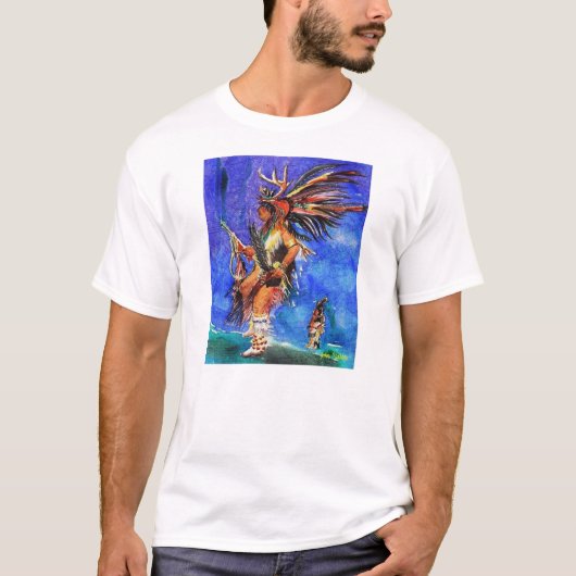 Native American Danser High Quality T-shirt (Voorkant)