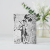 Native American dappere Briefkaart (Staand voorkant)