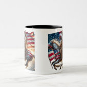 Native American Day Tweekleurige Koffiemok (Center)