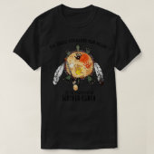 Native American De drum verbindt ons hart met de T-shirt (Design voorkant)
