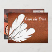 Native American design Aankondigingskaart (Voorkant / Achterkant)