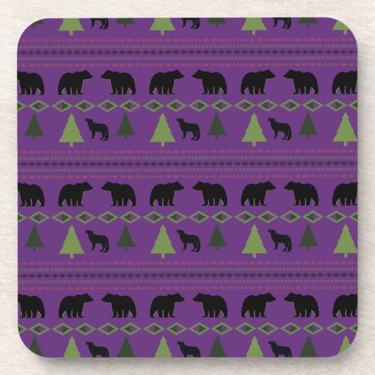 Native American Design Bier Onderzetter (Voorkant)