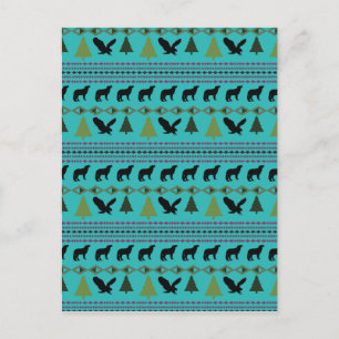 Native American Design Briefkaart