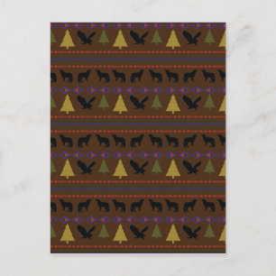 Native American Design Briefkaart