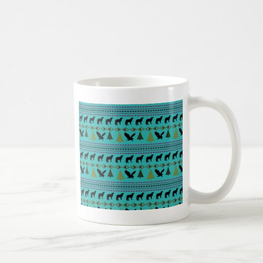 Native American Design Koffiemok (Rechts)