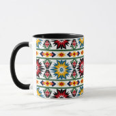 Native American Design - Levendig Starburst patroo Mok (Links)