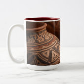 Native American design mug Tweekleurige Koffiemok (Links)