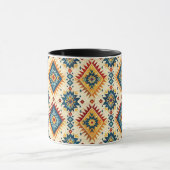 Native American Design-Shades van Blue Rust Sinaas Mok (Midden)