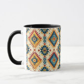 Native American Design-Shades van Blue Rust Sinaas Mok (Links)