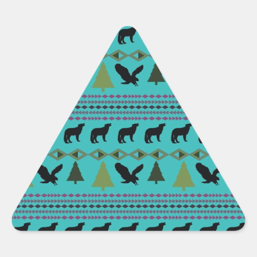 Native American Design Sticker (Voorkant)