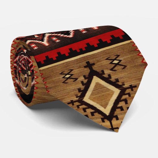 Native American Design Stropdas (Opgerold)
