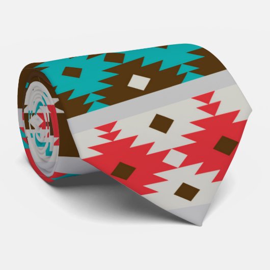 Native American Design Stropdas (Opgerold)