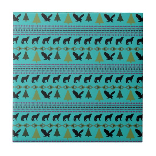 Native American Design Tegeltje (Voorkant)