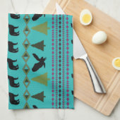 Native American Design Theedoek (Quarter Fold)