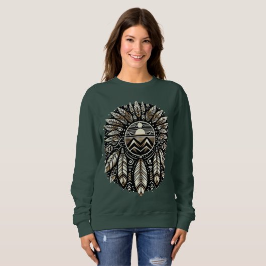 Native American Design Trui (Voorkant volledig)