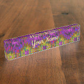 Native American Desk Name Bord Naambordje (Zijkant)