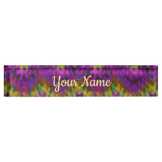 Native American Desk Name Bord Naambordje (Voorkant)