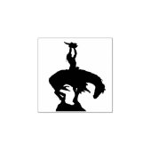 Native American die Buffalo Skull Rubberstempel (Afrduk)