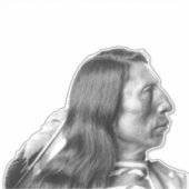 NATIVE AMERICAN DIE CUT CAR DECAL STICKER (Voorkant)