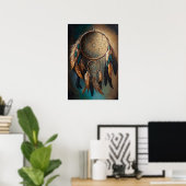 Native American Dreamcatcher Art Print Poster (Thuiskantoor)