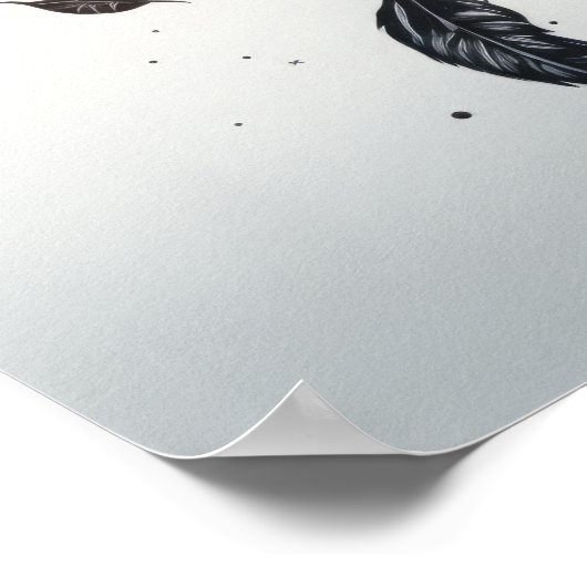 Native American Dreamcatcher Art Print Poster (Hoek)