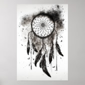 Native American Dreamcatcher Art Print Poster (Voorkant)
