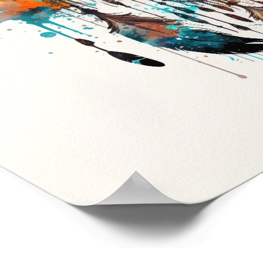 Native American Dreamcatcher Art Print Poster (Hoek)