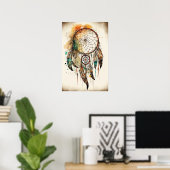 Native American Dreamcatcher Art Print Poster (Thuiskantoor)