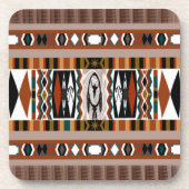 Native American Dreamcatcher Cork Coaster Bier Onderzetter (Voorkant)