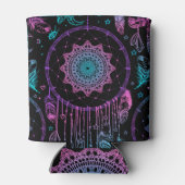 Native American Dreamcatcher maan patroon Blikjeskoeler (Achterkant)