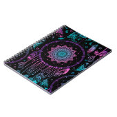 Native American Dreamcatcher maan patroon Notitieboek (Linkerzijde)