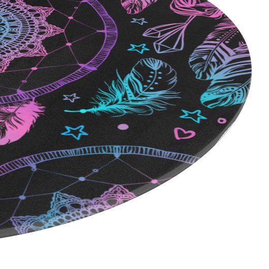 Native American Dreamcatcher maan patroon Snijplank (Hoek)