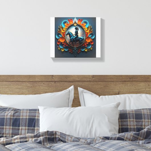 Native American Dreamscape Canvas Afdruk (Insitu (Slaapkamer))