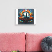 Native American Dreamscape Canvas Afdruk (Insitu (Woonkamer))