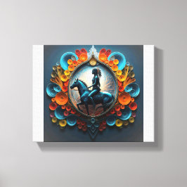 Native American Dreamscape Canvas Afdruk