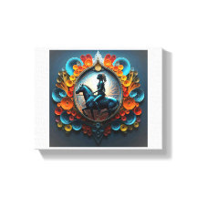 "Native American Dreamscape"Uitgerekt Canvas Print